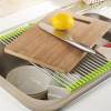 (🎅Early Christmas Sale- 49% OFF)Stainless Steel Roll Up Dish Drying Rack(Foldable)