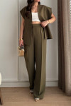 Women's V-neck Suit Commuter Suit
