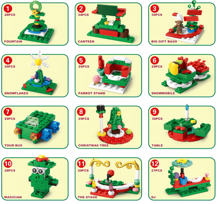 🔥Last Day Promotion - 70% OFF🎁Advent Calendar 2024 Christmas Tree Building Set