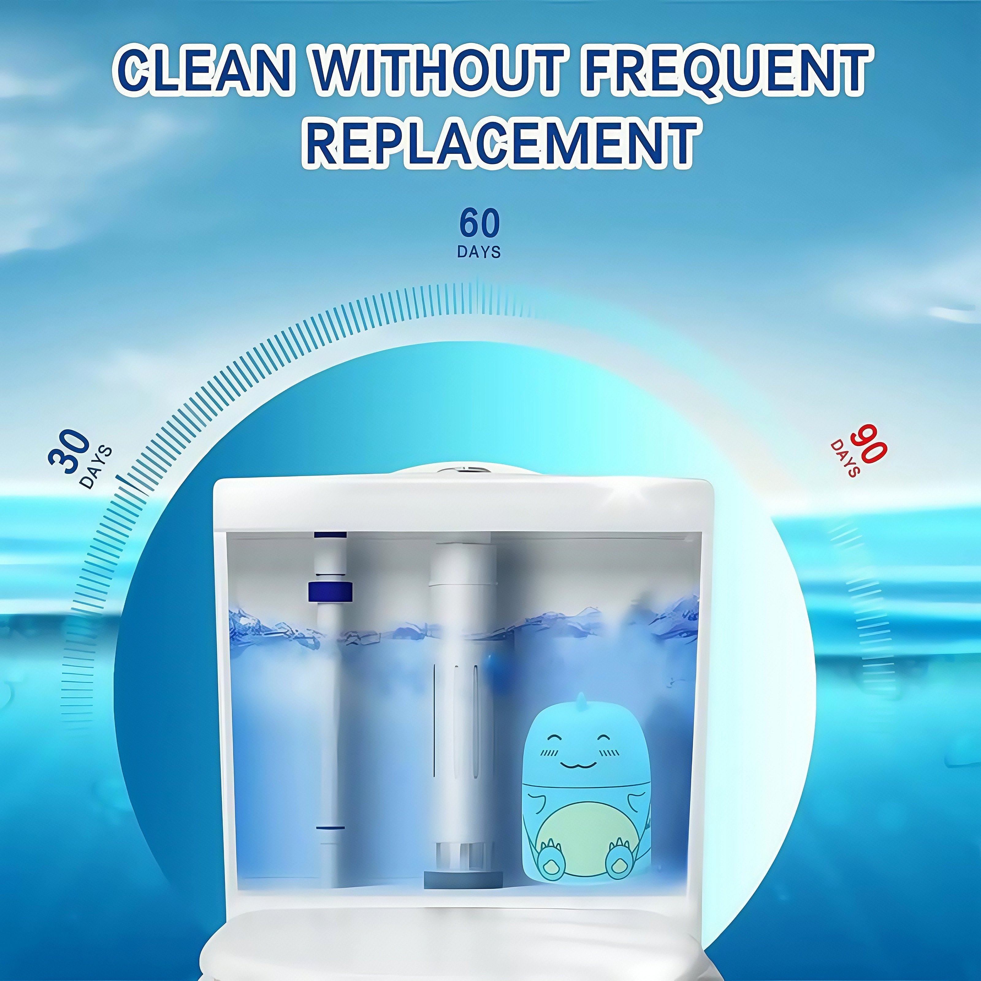 💥LAST DAY SALE 50% OFF💥Toilet Cleaner & Toilet Deodorizer Wonder