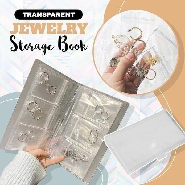 Early Christmas Sale 48% OFF - Transparent Jewellery Storage Book Set(No buttons)