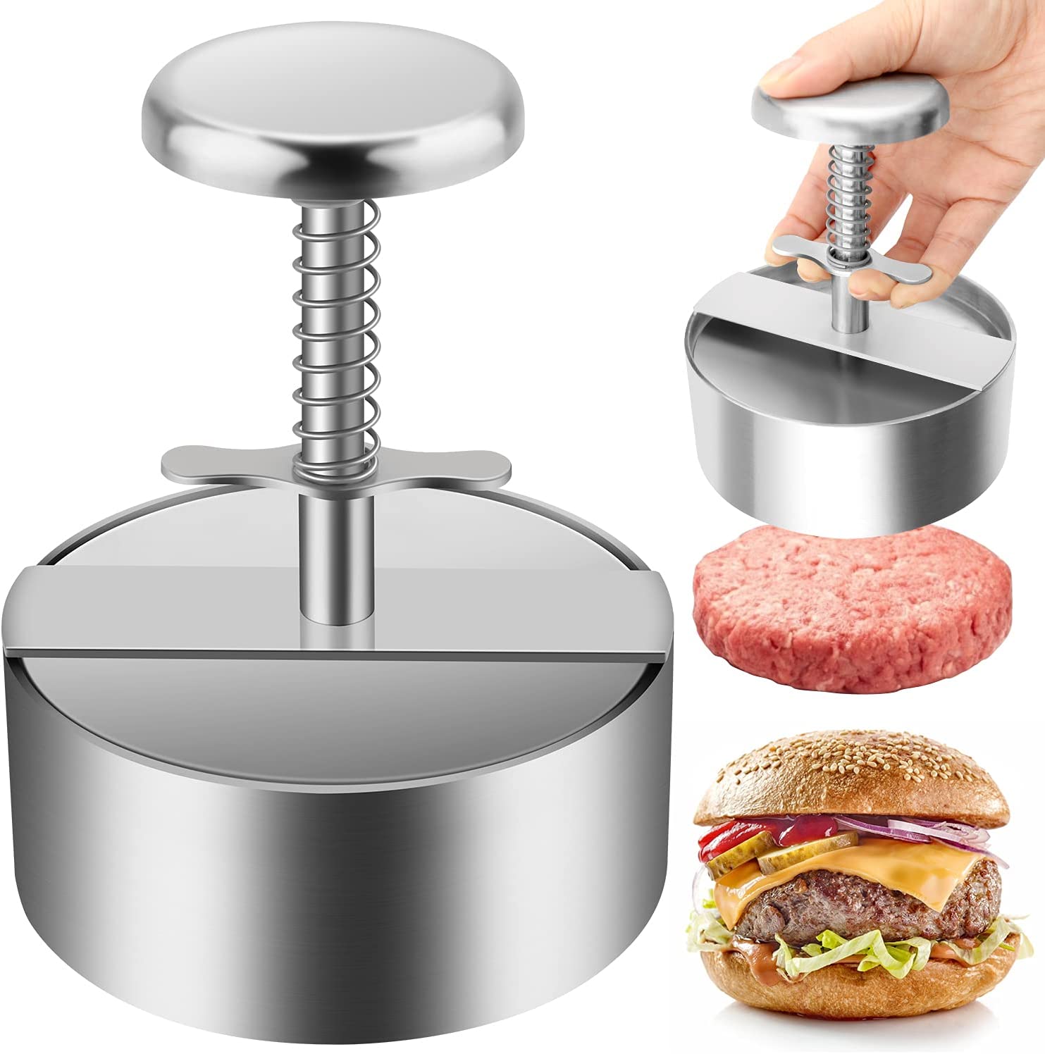 TikTok Last Day Promotion -70% OFF🎉Manual Meat Press For Hamburger Patties