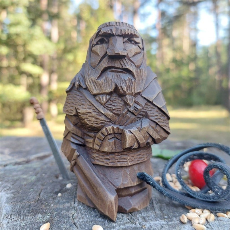 (💖 Valentine's Day Sale - Save 50% OFF) Odin Thor Tir statue resin craft ornaments,Buy 2 Free Shipping