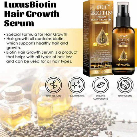 (🔥Last Day Sale-80% OFF) OTEH™ Biotin Premium Hair Growth Serum