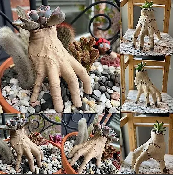 👻👻Horror Hand Plant Pot