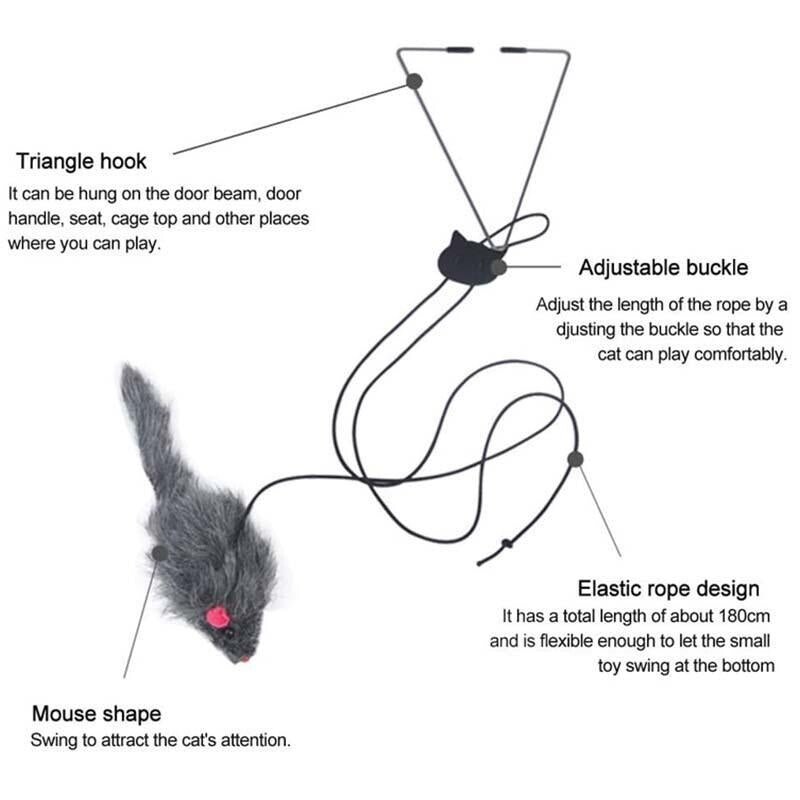 🎄🎄Early Christmas Sale 48% OFF - Hanging Door Bouncing Mouse Cat Toy(🎉BUY 2 GET 1 FREE)