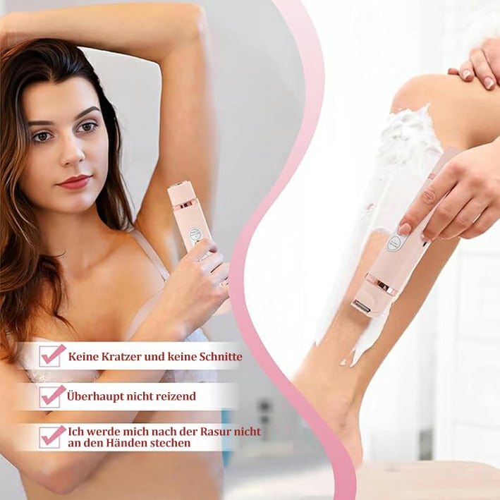 🎁Letzter Tag  49 % Rabatt💖Elektrischer 2-in-1-Damenrasierer