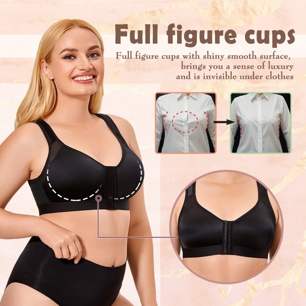 (🔥LAST DAY 50% OFF) Multifunctional Support Shaping Posture Corrector Wireless Bra (With Adjustable Shoulder Straps)