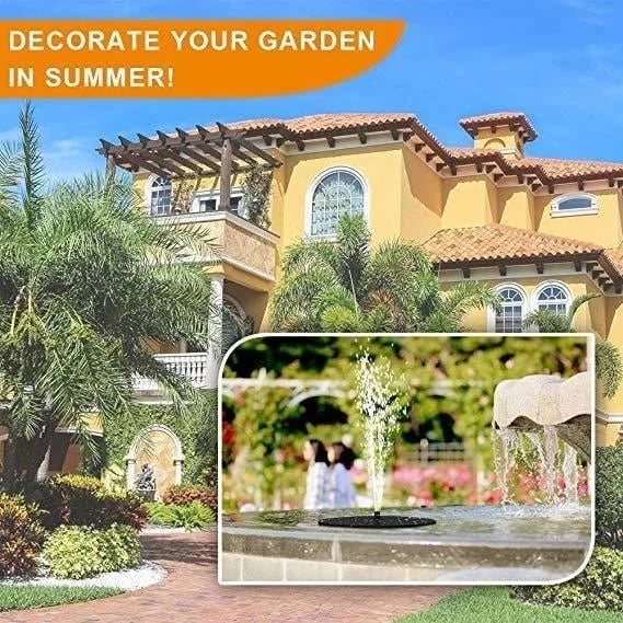 LAST DAY 49% OFF🔥Solar-Powered Bird Fountain Kit