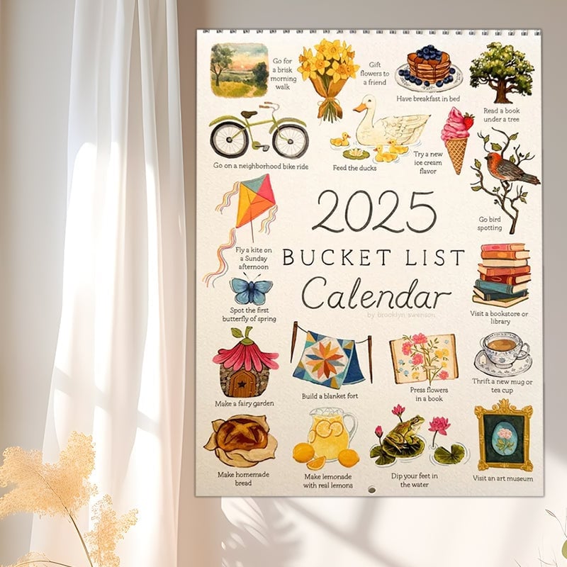 TikTok Last Day Promotion -70% OFF🎉Preorder 2025 Bucket List Calendar📅