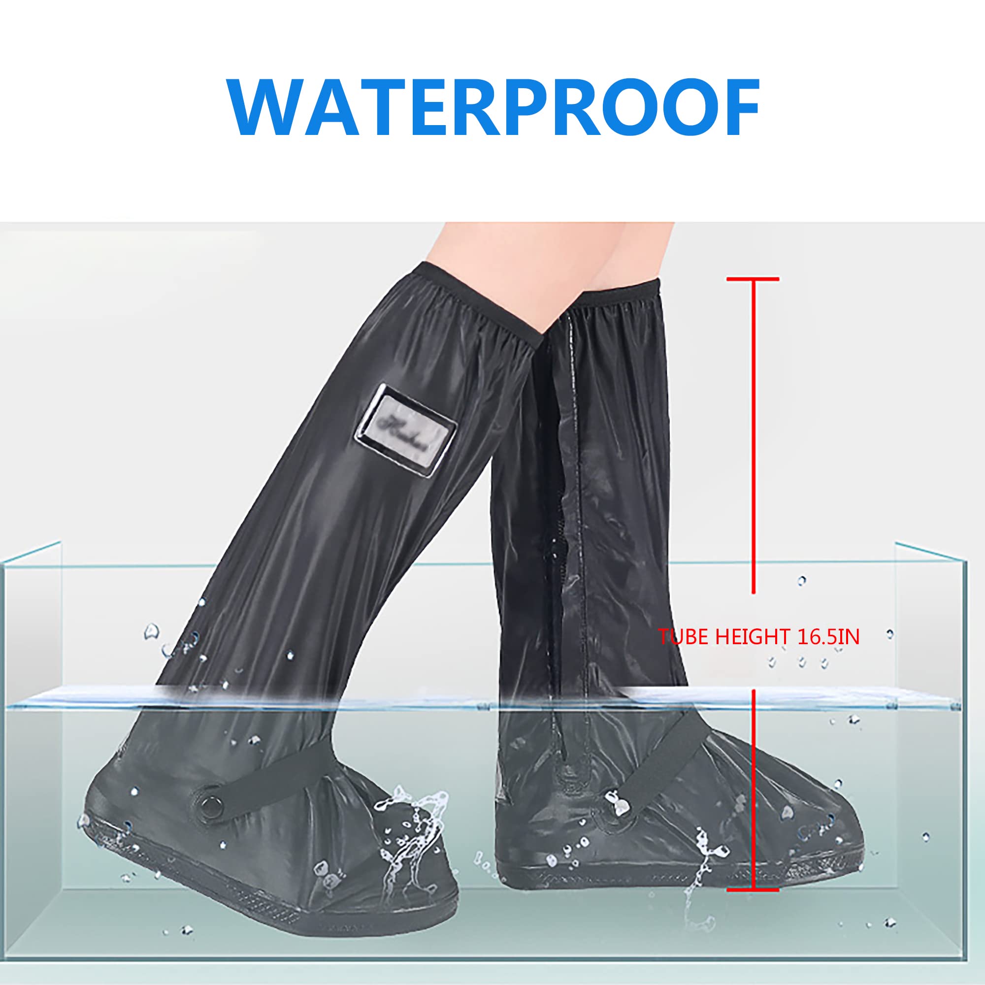 ⏰Last Day 50% Off -Suitable for wide feet & ❤️Full length waterproof boot cover