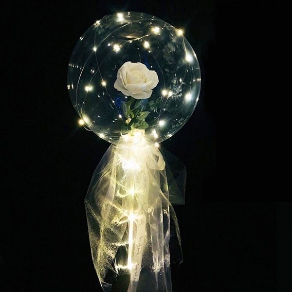 🔥Last Day Promotion 48% OFF-🎁-LED Luminous Balloon Rose Bouquet💕