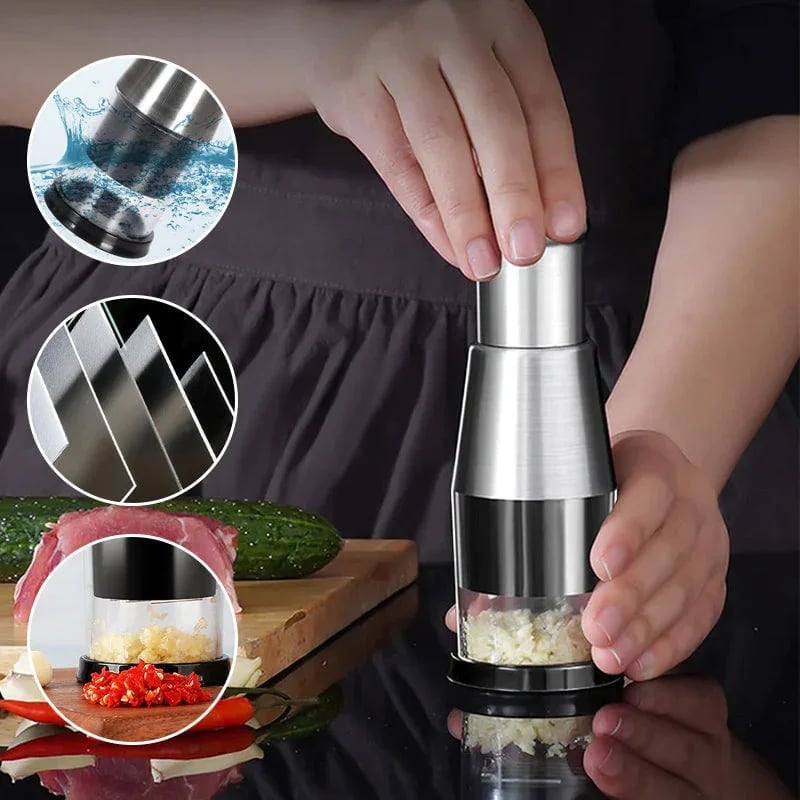 🔥Last Day Promotion 70% OFF🔥Pressed Garlic Chopper