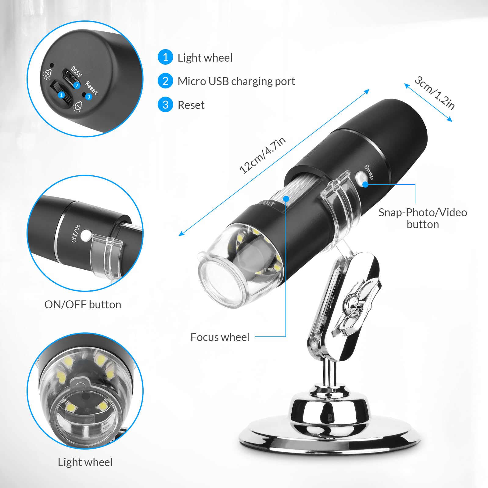 🔥Last Day Promotion 70% OFF🔥Handheld Digital Microscope