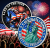 United States Challenge Coin: God Bless America