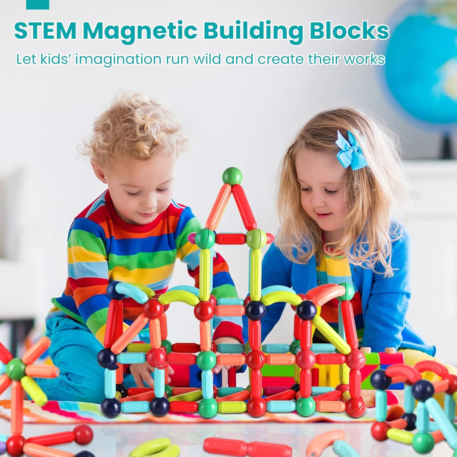 🔥LAST DAY SALE 70% OFF💥Magnetic IQ™ Building Stick Set⚡BUY 2 FREE SHIPPING
