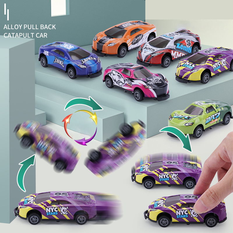 (🌲EARLY CHRISTMAS SALE - 50% OFF) Stunt Toy Car🏎️Best Seller🔥BUY 3 GET 1 FREE(12 PCS)🏎️