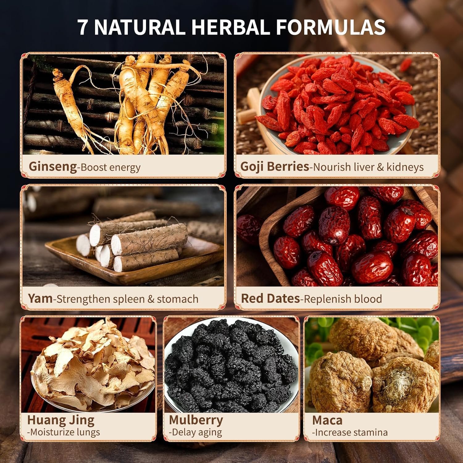🔥Ginseng & Mulberry Herbal Tea