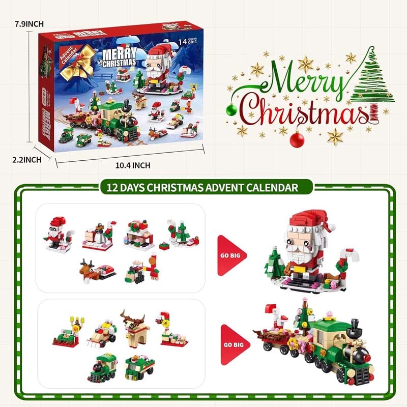 🔥Last Day Flash Sale🔥-🎅2024 Christmas Building Blocks Gift Box