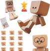 (🌲Early Christmas Sale- 49% OFF) Shaking Feet Wooden Doll - Sways with 12 Pcs Magnetic Expressions