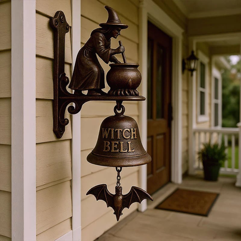 🎁Last Day Sale - 70% OFF🎉🧙‍♀️Let the magic welcome your guests at the door🔔 Witches Bell