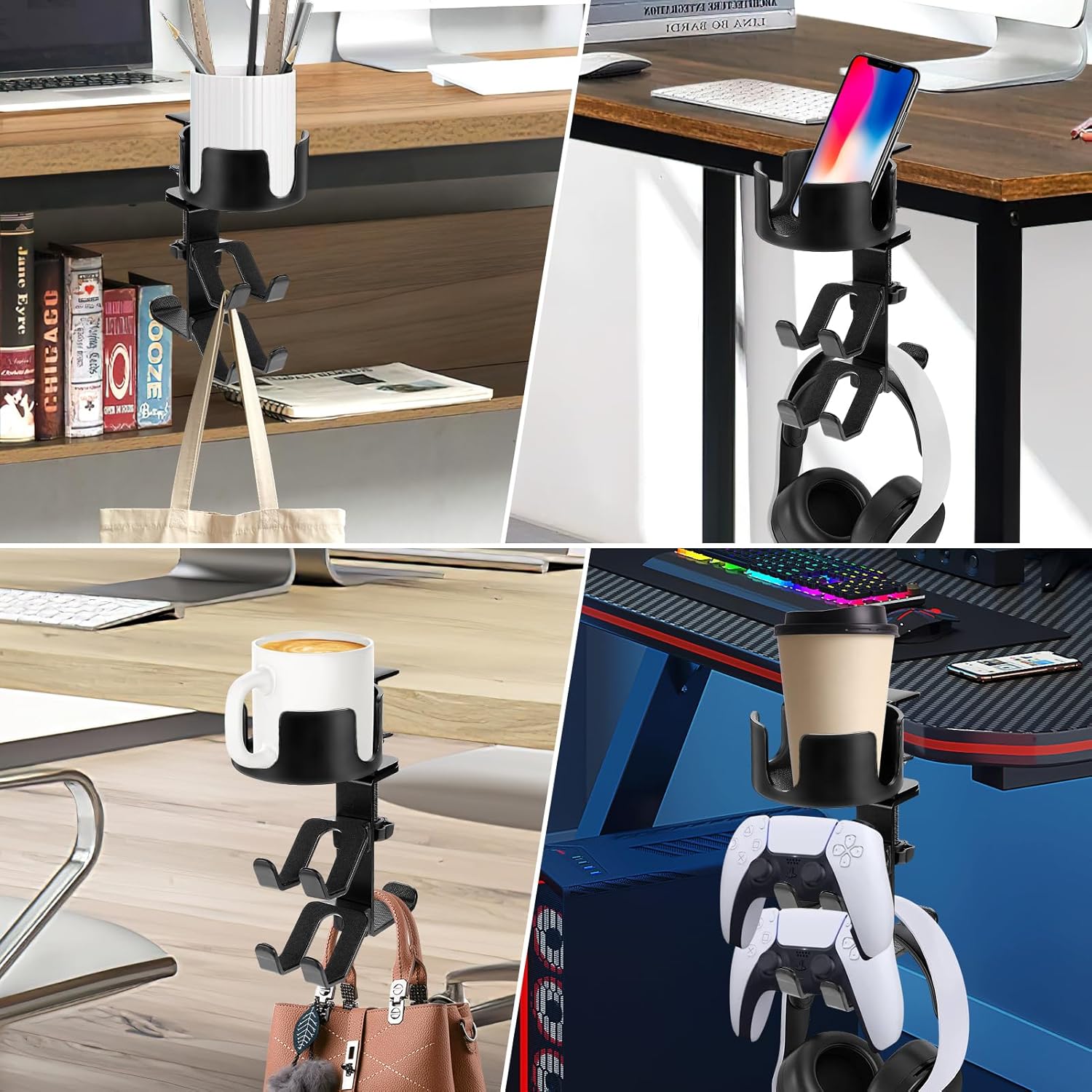 🔥Last Day Promotion 70% OFF🔥Desk Cup Holder & Headphone Hanger⚡️Buy 2  Free Shipping