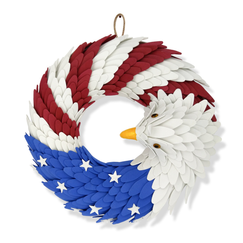 (🔥Last Day Promotion 50% OFF) Handmade American Eagle Patriot Wreath - Buy 2 Get Extra 10% OFF & Free Shipping