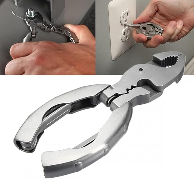 (🎄Christmas Hot Sale - 49% OFF) Titanium Alloy 9-in-1 Multitool with Screwdrivers, Pliers