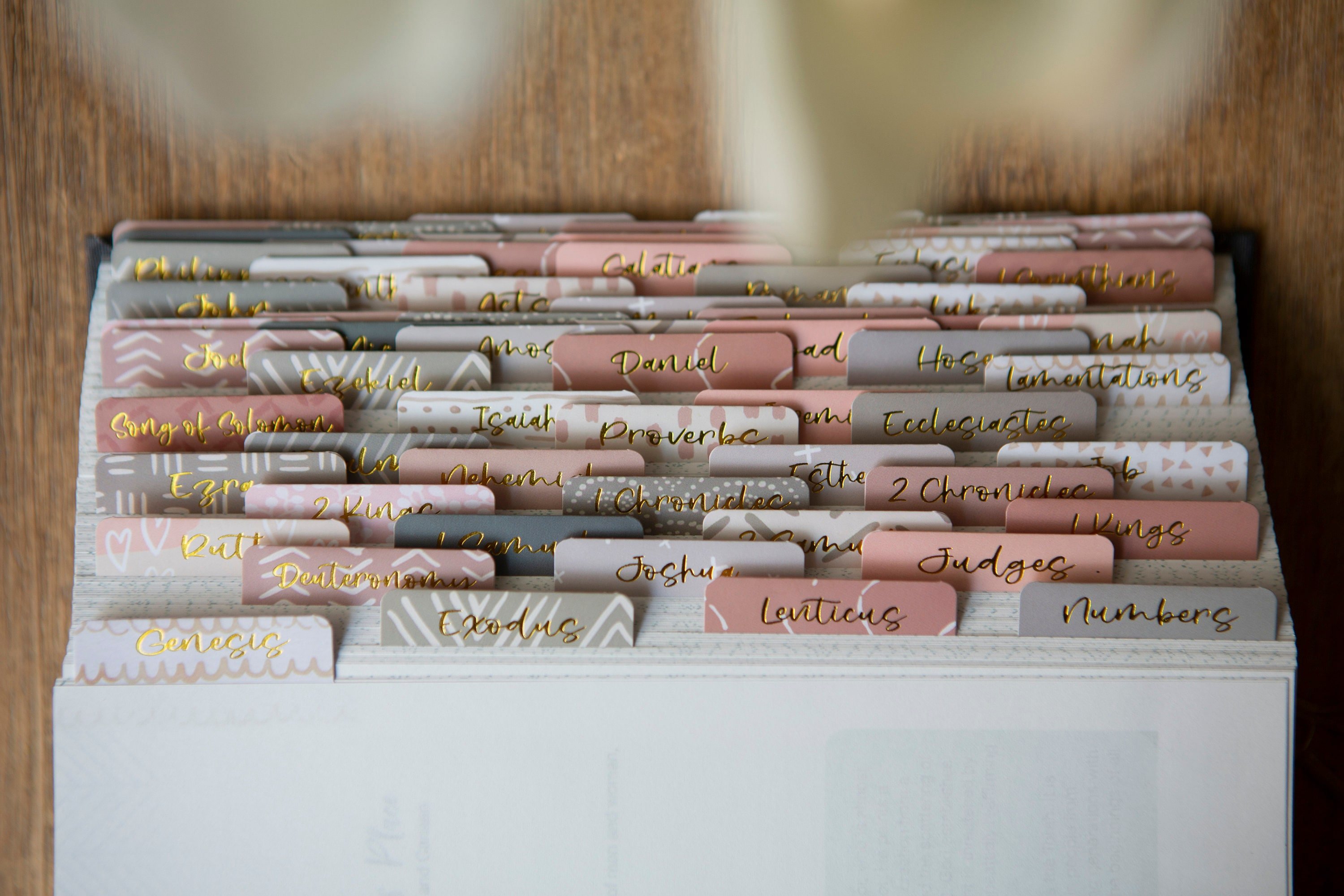 Laminated Bible Tabs