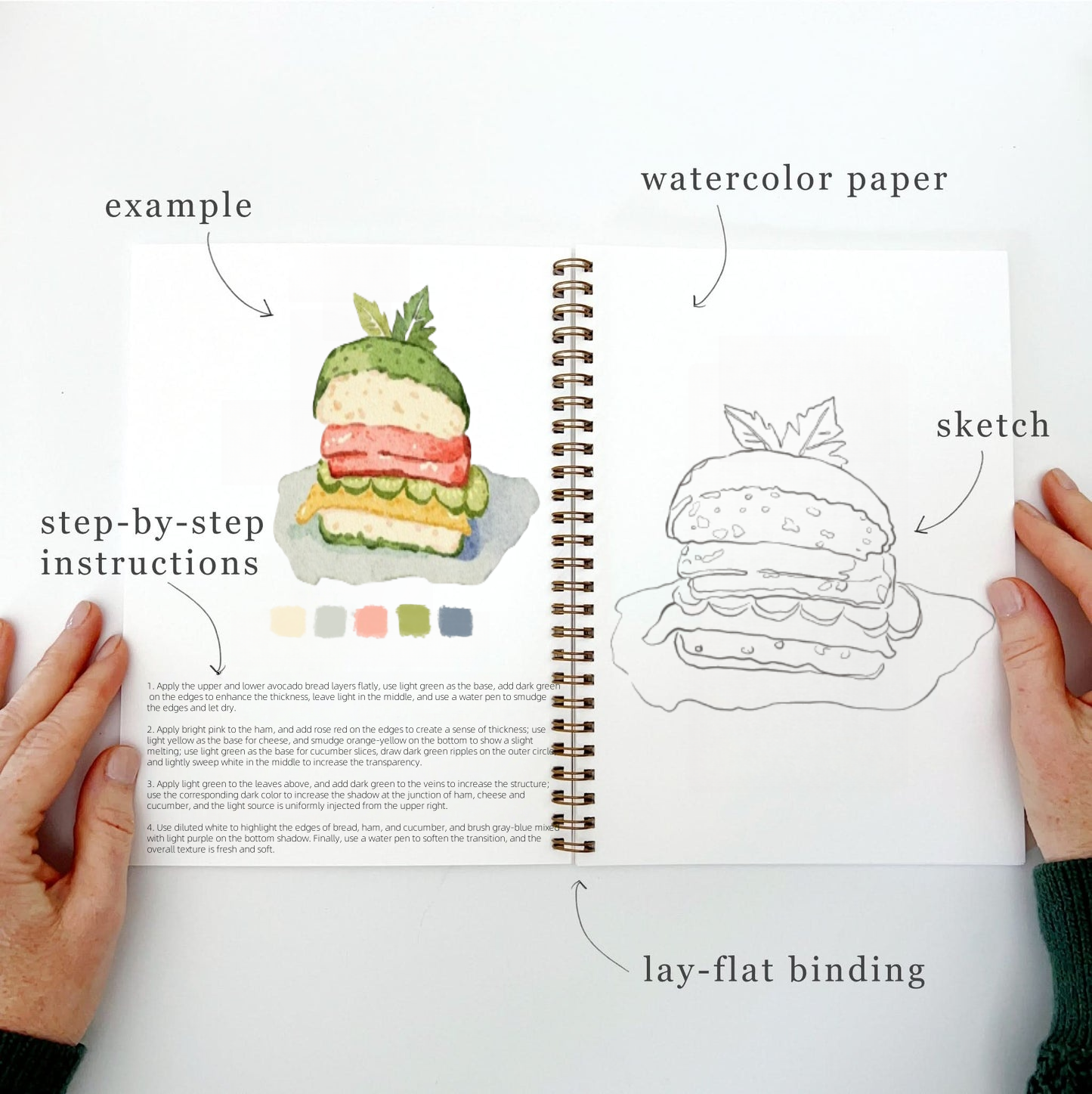 🔥2025 New Theme🖼️Beginner-Friendly💝Watercolor Workbook