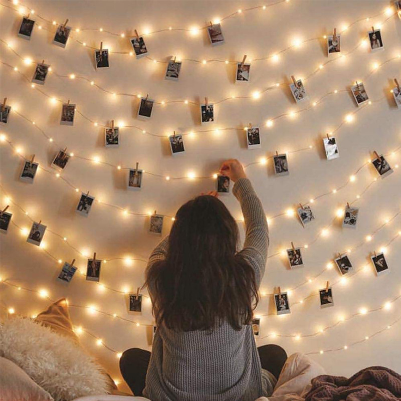 WATERPROOF PHOTO CLIP STRING LED LIGHTS