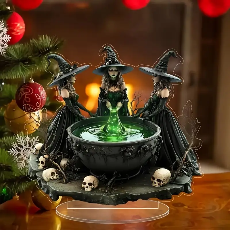 2D Witch Figurine