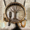 🔥Handmade Shaman Drums 'Tree Of Life' Spirit Music