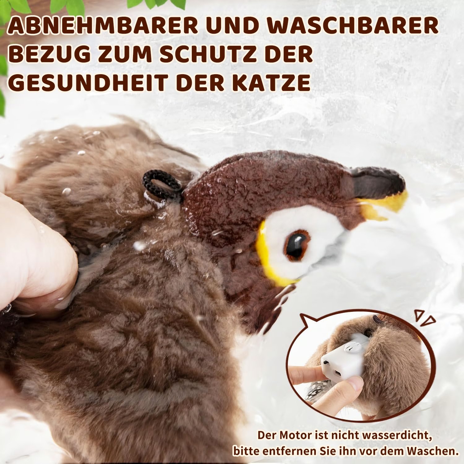 🔥 Letzter Tag 49 % Rabatt - 🐾 Interaktives piepsendes Vogelspielzeug für Katzen