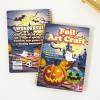 Halloween Arts Foil Fun Craft Colouring Books with Painting Tools