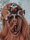 🔥LAST DAY 50% OFF🧙‍♀️Handmade Goddess of the Night Witchy Hair Pin