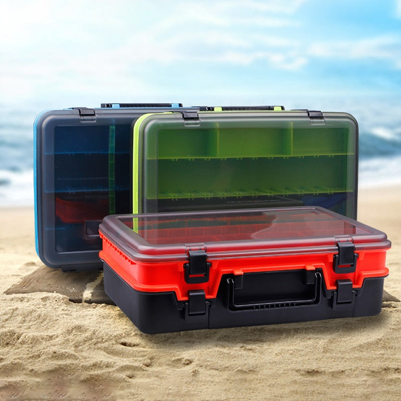 🎣 Summer Sale-30% OFF🐠Double-Layer Fishing Tackle Box