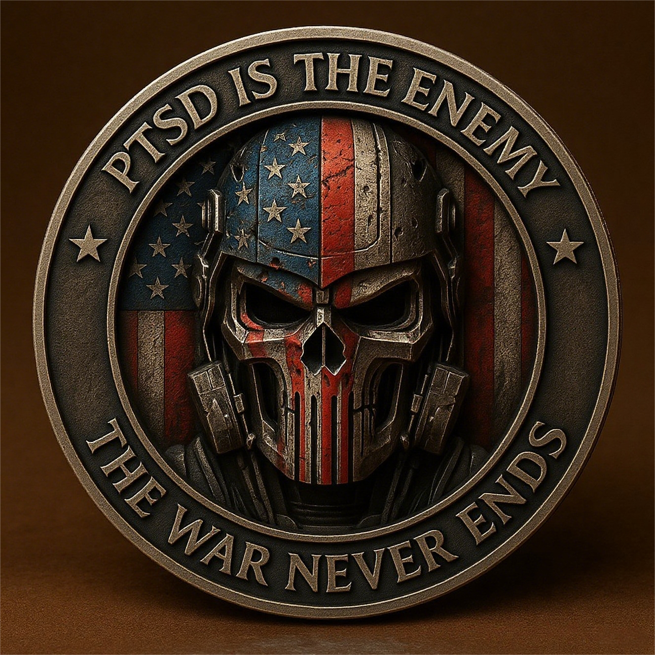 ⚡️Flash Sale 60% OFF - 🎖️PTSD Awareness Veterans Challenge Coin