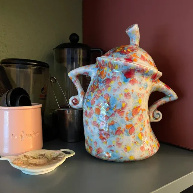 ☕🥃Handmade Canister With Attitude
