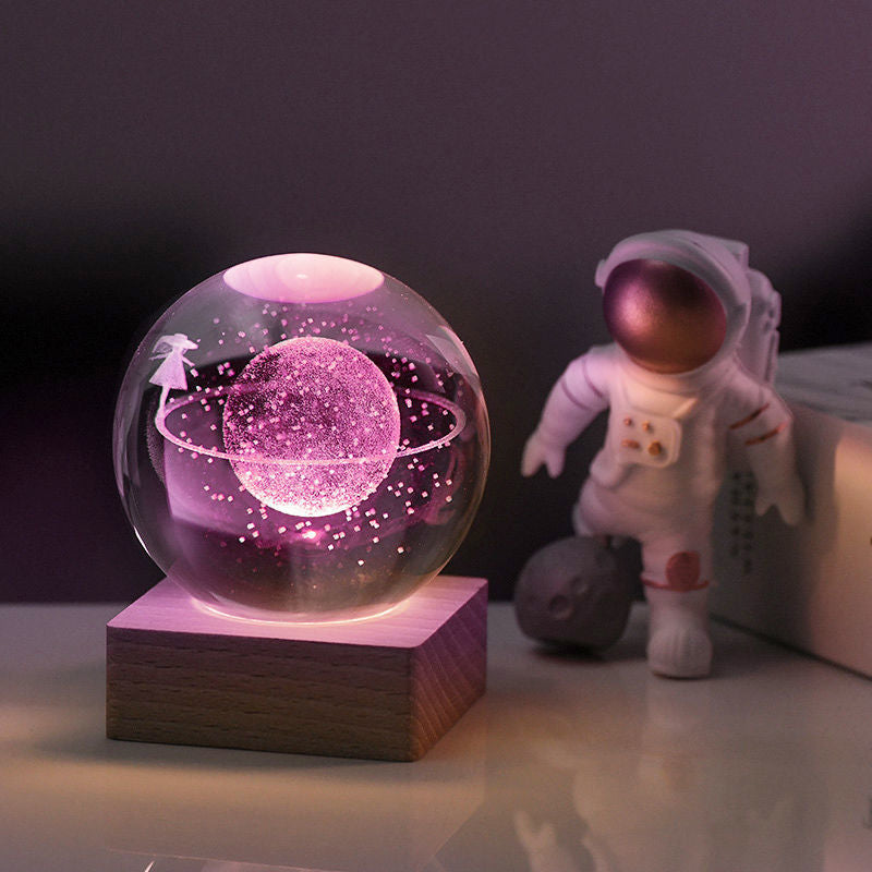 🎁Early Christmas Sale- 48% OFF -3D Galaxy Crystal Ball Nightlight Decorlamp（BUY 3 FREE SHIPPING）