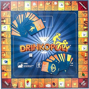 🍻 Drinkopoly – Das ultimative Partyspiel! 🎉 (KAUF 2, ERHALTE KOSTENLOSEN VERSAND)