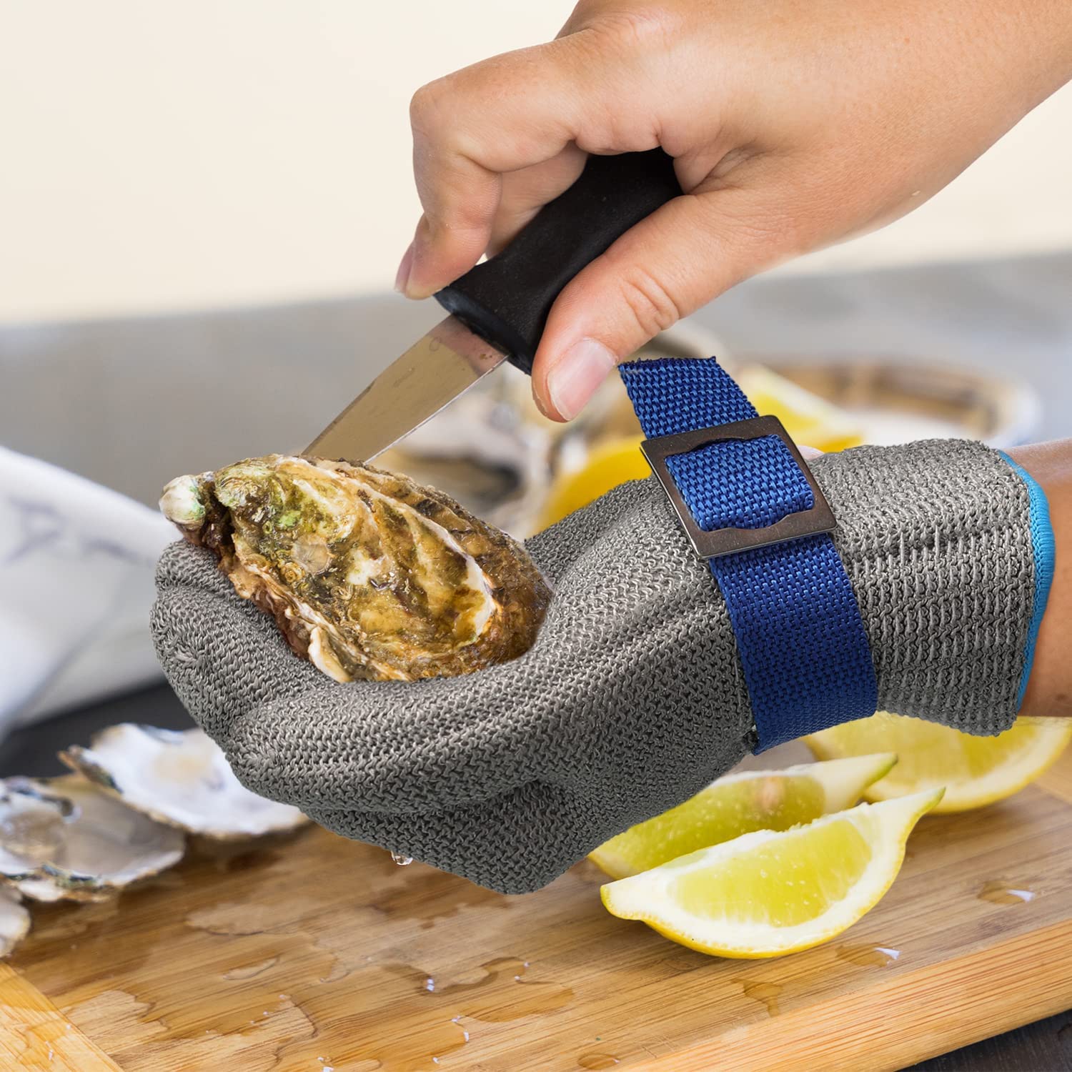 (🔥HOT SALE NOW 49% OFF) - Food Grade Stainless Steel Mesh Metal Glove