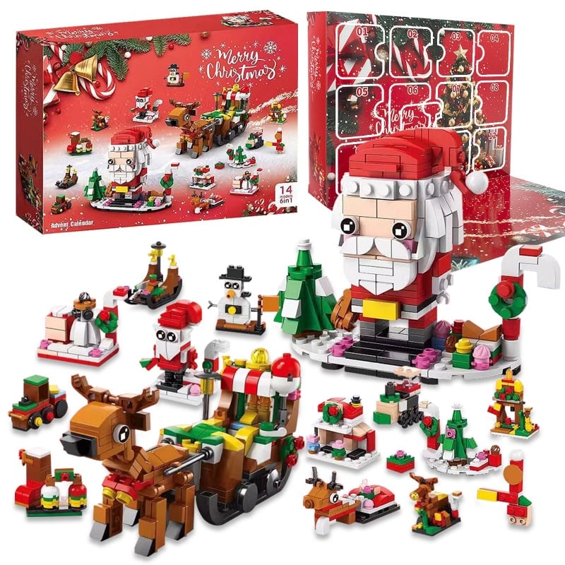 TikTok Last Day Promotion -70% OFF🎉Advent Calendar 2024 Christmas Building Toy Set for Kids