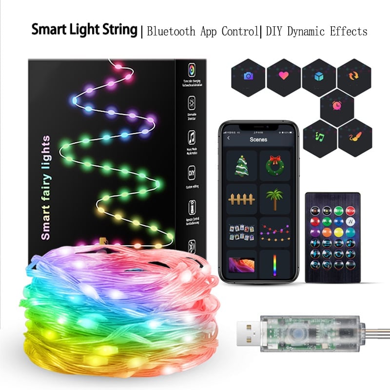 🎅 Early Christmas 70%OFF - Smart Rainbow LED Permanent Outdoor Light⚡Buy 3 Get 1 Free