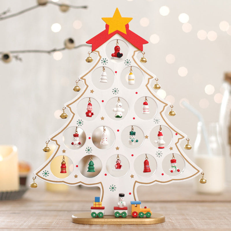 (🎄2022 Christmas Hot Sale- 49% OFF) DIY Wooden Mini Christmas Tree Set-Buy 4 Get Extra 20% OFF