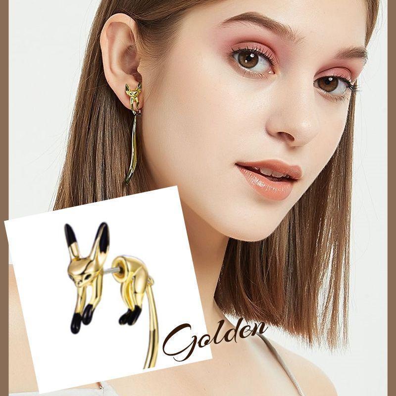 (Early Christmas Sale- 50% OFF) 'Wagging-tail' Fox Earring