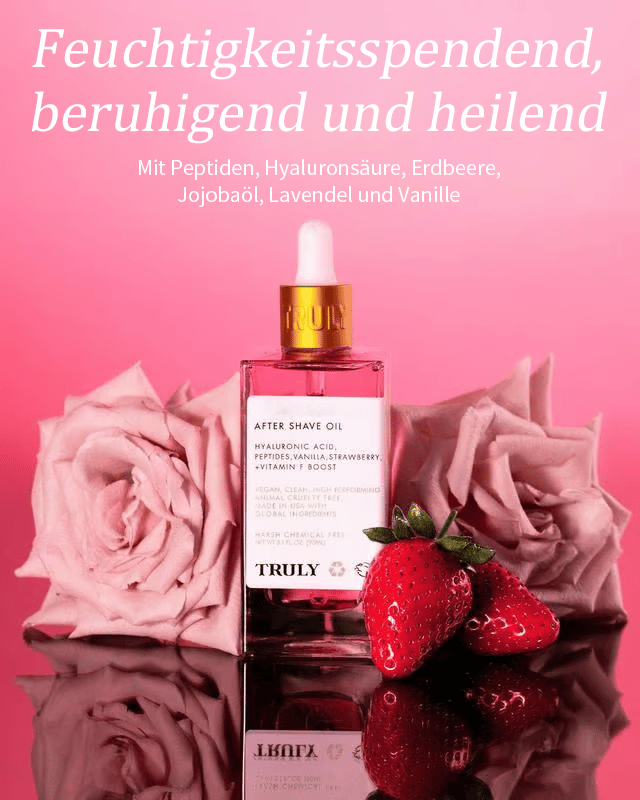 🔥Letzter Tag Sonderverkauf✨🍓After Shave Öl – Erdbeer- und Vanilleduft