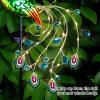 Glintoper Solar Garden Lights, 39 Inch Height Outdoor Metal Peacock Decorative Garden Stakes-Buy 2 Free Shipping