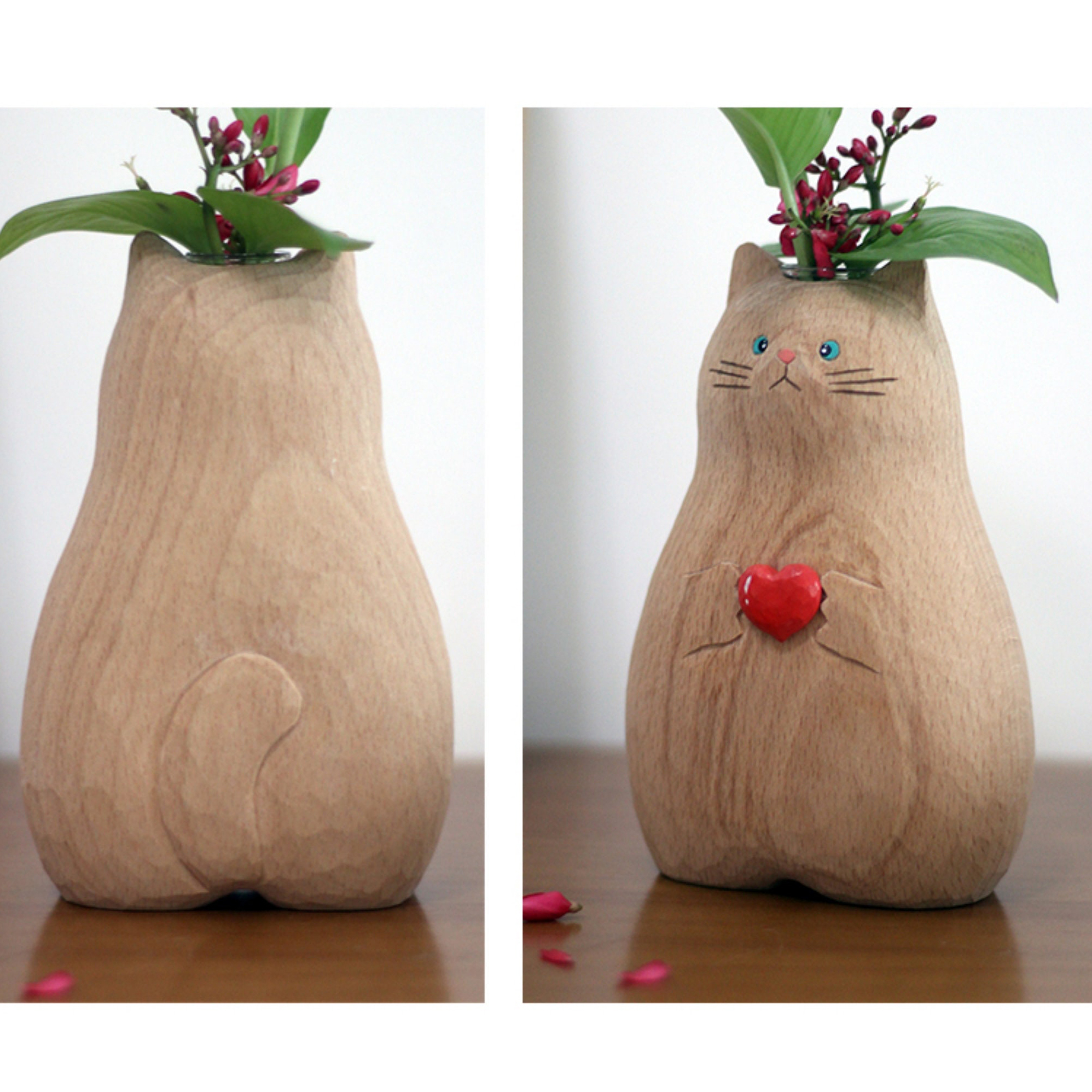 🎅2024 Christmas Gift--🐱Handmade  Cat Vase