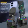 🎁TikTok Last Day Sale - 70% OFF🎉2025 Upgraded Cell Phone Stand with Induction Speaker/Power Bank/Atmosphere Light